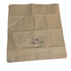 Patricia Nash Large Tan Drawstring Dust Shoe Pouch HandBag Storage (21”x22”) New